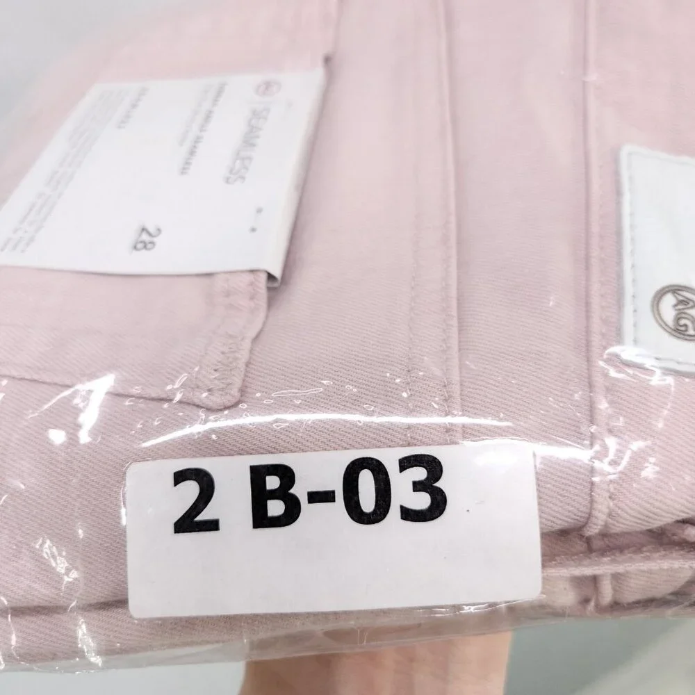 AG Adriano Goldschmied Ankle Jeans Size 28 High Rise The Farrah Skinny Pink